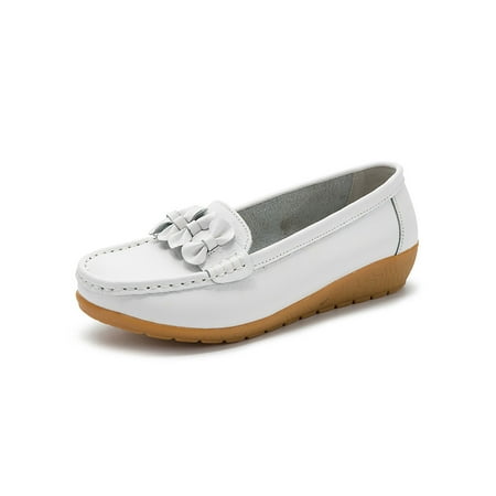 Daeful Womens Flats Driving Loafers Slip On Moccasins Walking Vintage Breathable Comfort Nurse Shoe White 10
Daeful Womens Flats Driving Loafers Slip On Moccasins Walking Vintage Breathable Comfort Nurse Shoe White 10