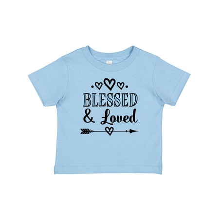Inktastic Blessed and Loved Gift Baby Boy or Baby Girl T-Shirt