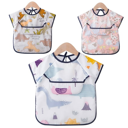 Kaesi Waterproof Short-Sleeve Feeding Bib Baby Protective Clothing Apron with Pocket
Kaesi Waterproof Short-Sleeve Feeding Bib Baby Protective Clothing Apron with Pocket