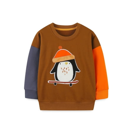 Bagilaanoe Little Boy Girl Oversized Sweatshirt Long Sleeve Penguin Embroidered Pullover 2T 3T 4T 5T 6T 7T Kids Fall Loose Tee Tops
Bagilaanoe Little Boy Girl Oversized Sweatshirt Long Sleeve Penguin Embroidered Pullover 2T 3T 4T 5T 6T 7T Kids Fall Loose Tee Tops