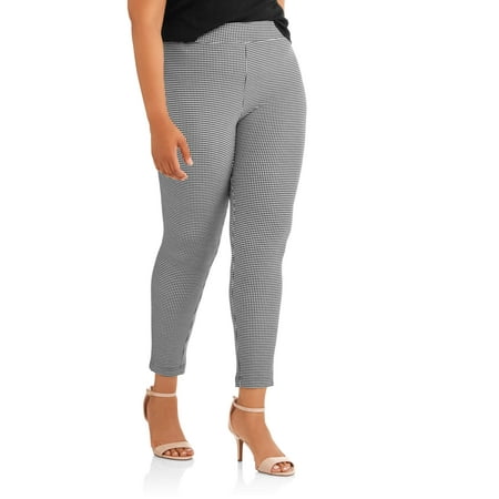 Terra & Sky Women's Plus Size Super Soft Elastic Waistband Full Length Legging