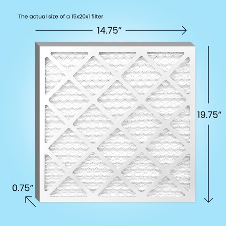CJDGHZQY 15x20x1 Air Filter MERV 13 MPR 1500 AC Furnace Air Filter 4-Pack
CJDGHZQY 15x20x1 Air Filter MERV 13 MPR 1500 AC Furnace Air Filter 4-Pack