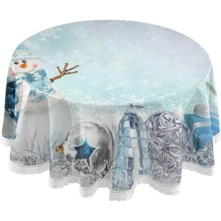 Hyjoy Round Tablecloth 60In Christmas Snowman Table Cover Water Resistant Spill Proof Large Table Cover for Indoor & Outdoor Family Gathering Dinner BBQ Christmas Decoration135
Hyjoy Round Tablecloth 60In Christmas Snowman Table Cover Water Resistant Spill Proof Large Table Cover for Indoor & Outdoor Family Gathering Dinner BBQ Christmas Decoration135