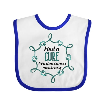 Inktastic Ovarian Cancer Awareness Find a Cure Heart Ribbon Gift Baby Boy or Baby Girl Bib
Inktastic Ovarian Cancer Awareness Find a Cure Heart Ribbon Gift Baby Boy or Baby Girl Bib