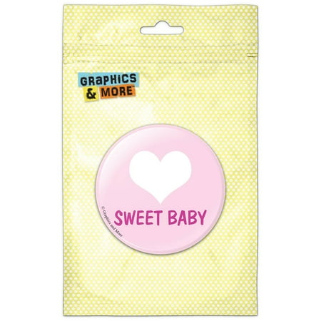 Sweet Baby Pink Shower Refrigerator Button Magnet