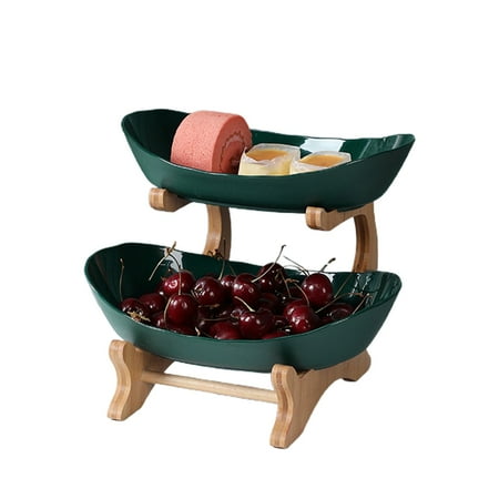UDIYO Fruit Plate 1/2 Tiers Portable Fruit Plate Luxury Fruit Serving Bowl Shelves Display Stand for Party
UDIYO Fruit Plate 1/2 Tiers Portable Fruit Plate Luxury Fruit Serving Bowl Shelves Display Stand for Party