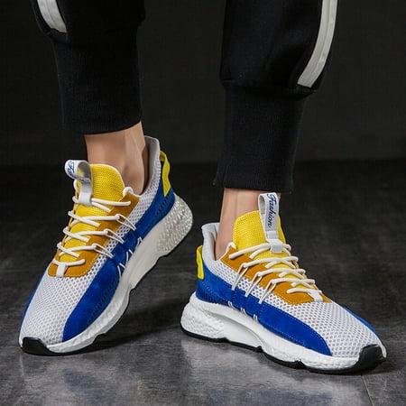 Fidelma Sneakers Men s Woven Breathable Platform Shoes Outdoor Mesh Casual Running Shoes Yellow 39
Fidelma Sneakers Men s Woven Breathable Platform Shoes Outdoor Mesh Casual Running Shoes Yellow 39