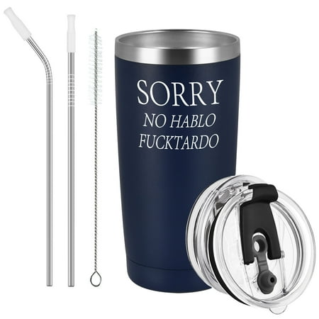 Gingprous 20 oz Insulated Stainless Steel Travel Tumbler Vacuum Insulated Tumbler Funny Birthday Christmas Gifts Navy Blue
Gingprous 20 oz Insulated Stainless Steel Travel Tumbler Vacuum Insulated Tumbler Funny Birthday Christmas Gifts Navy Blue