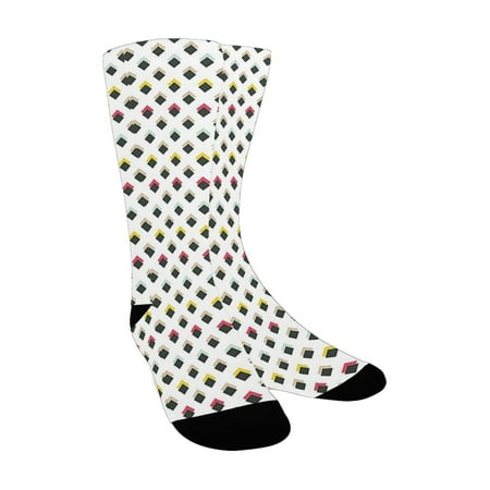 Vintage Mirroring Patterns Composition with Ethno and Modern Influences Bohemian Design Multicolor Custom Socks for Women
Vintage Mirroring Patterns Composition with Ethno and Modern Influences Bohemian Design Multicolor Custom Socks for Women
