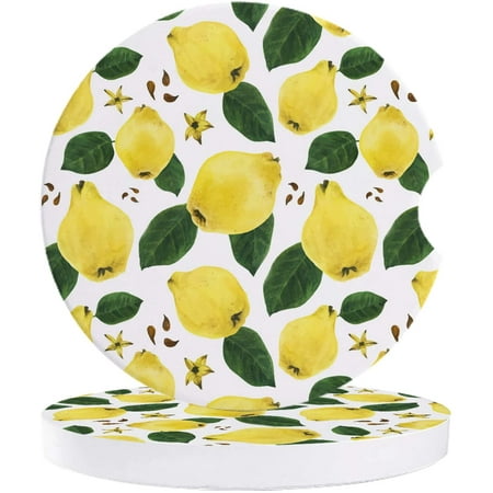 ZHANZZK Summer Fruit Pear Watercolor Set of 6 Car Coaster for Drinks Absorbent Ceramic Stone Coasters Cup Mat with Cork Base for Home Kitchen Room Coffee Table Bar Decor
ZHANZZK Summer Fruit Pear Watercolor Set of 6 Car Coaster for Drinks Absorbent Ceramic Stone Coasters Cup Mat with Cork Base for Home Kitchen Room Coffee Table Bar Decor