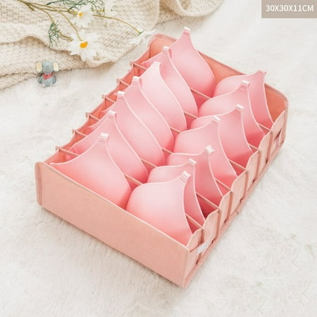 Underwear Organizer Box Wardrobe Drawer Divider Clothes Storage Box Folding Panties Scarf Socks Bra Clothes Organizer