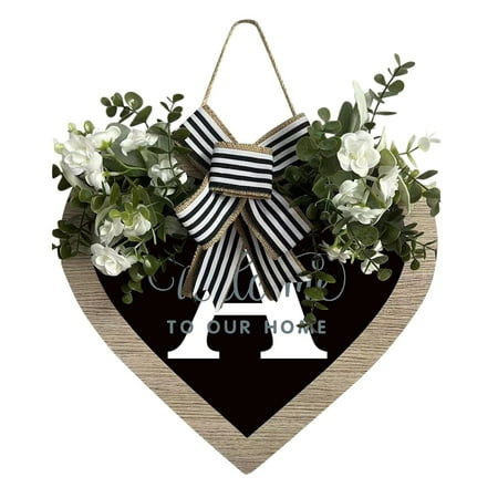 A Z Last Name Heart Shaped Front Door Sign Wreath Front Door 26 Letter Wall Pictures Glass Decorations for Living Room Kitchen Decorations above Modern Living Wall Decorations Room Signs for Door
A Z Last Name Heart Shaped Front Door Sign Wreath Front Door 26 Letter Wall Pictures Glass Decorations for Living Room Kitchen Decorations above Modern Living Wall Decorations Room Signs for Door