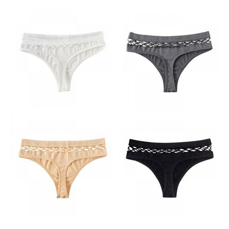 Womens Thongs Invisible Panties No Show Seamless High-Waist Breathable G-String Cotton Thongs Comfortable Girls Panties
Womens Thongs Invisible Panties No Show Seamless High-Waist Breathable G-String Cotton Thongs Comfortable Girls Panties