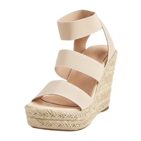 Sandals For Women Ladies Fashion Solid Wedges Casual Roman Shoes Sandals