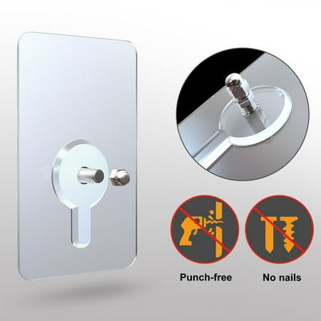 SunSunrise 5Pcs Sticky Hooks Wall Mounted Good Load Capacity Plastic Wall Hook Mounting Rack Screw for Home
SunSunrise 5Pcs Sticky Hooks Wall Mounted Good Load Capacity Plastic Wall Hook Mounting Rack Screw for Home
