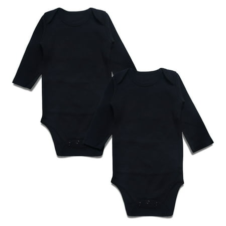 DEFAHN Baby Bodysuit Pack 2 Long Sleeve Onesie for Newborn Boys Girls Black 0-3 Months
DEFAHN Baby Bodysuit Pack 2 Long Sleeve Onesie for Newborn Boys Girls Black 0-3 Months