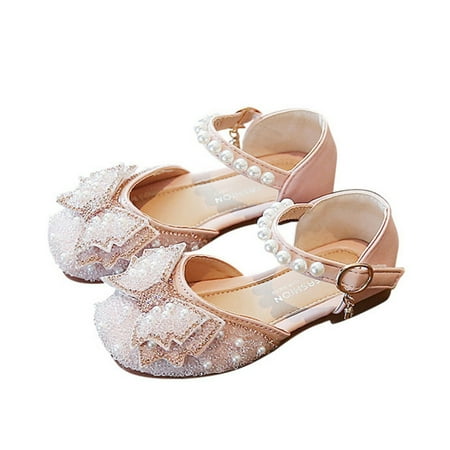 Kids Girls Mary Jane Princess Flats Wedding Party Bowknot Crystal Dress Shoes Sandals Pink - 6.5 Toddler
Kids Girls Mary Jane Princess Flats Wedding Party Bowknot Crystal Dress Shoes Sandals Pink - 6.5 Toddler