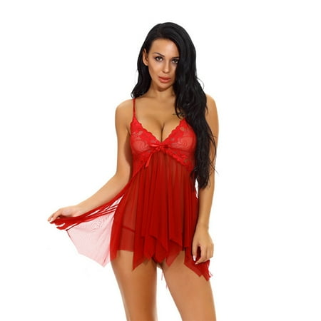 Women Lingerie Babydoll Lace Nightgown Mesh Chemise Boudoir Nighty Sexy Nuisette
Women Lingerie Babydoll Lace Nightgown Mesh Chemise Boudoir Nighty Sexy Nuisette