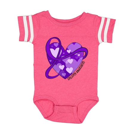 Inktastic Epilepsy Awareness Purple Ribbon Around Heart Gift Baby Boy or Baby Girl Bodysuit
Inktastic Epilepsy Awareness Purple Ribbon Around Heart Gift Baby Boy or Baby Girl Bodysuit