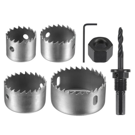 Uxcell 32mm 38mm 44mm 54mm Bi-Metal Hole Saw Cutter Set for Metal Wood PVC Gray
Uxcell 32mm 38mm 44mm 54mm Bi-Metal Hole Saw Cutter Set for Metal Wood PVC Gray