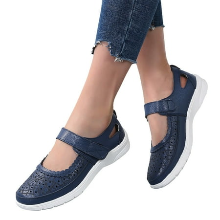 Mepaouo Women s Walking Shoes Buckle Waterproof Memory Foam Lightweight Casual Shoes for Ladies(Blue 7.5)
Mepaouo Women s Walking Shoes Buckle Waterproof Memory Foam Lightweight Casual Shoes for Ladies(Blue 7.5)