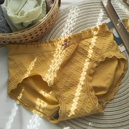 dmqupv Cotton for Women Size 46 Women Jacquard Panties Breathable Comfortable Cotton Bottom Panties Seamless Panties Lingerie Yellow One Size
dmqupv Cotton for Women Size 46 Women Jacquard Panties Breathable Comfortable Cotton Bottom Panties Seamless Panties Lingerie Yellow One Size