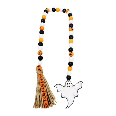 Fovolat Halloween Wooden Bead Garland|Halloween Tiered Tray Decor Accessories Garland with Tassel|Happy Halloween Party Decoration Ornament Pendant
Fovolat Halloween Wooden Bead Garland|Halloween Tiered Tray Decor Accessories Garland with Tassel|Happy Halloween Party Decoration Ornament Pendant