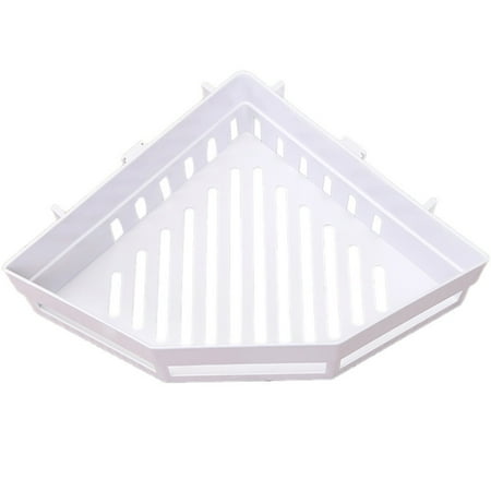 Traceless Plastic Bathroom Kitchen Storage Rack Organizer Shower Shelf