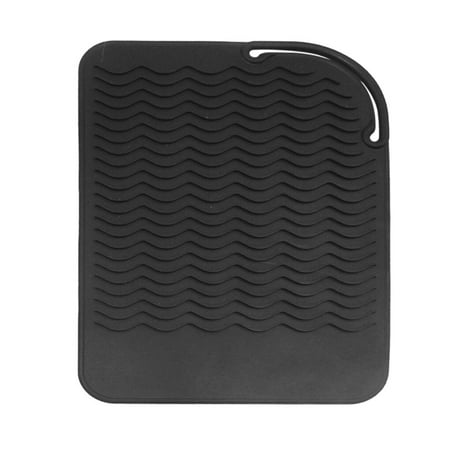Silicone Mat Heat Resistant Curling Iron Pouch Hair Straightener Curler Insulation Pad Hot Styling Tool Black
Silicone Mat Heat Resistant Curling Iron Pouch Hair Straightener Curler Insulation Pad Hot Styling Tool Black