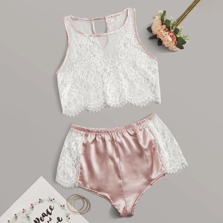 Cntydi Pajamas for Women Gifts New Sexy Lace Lingerie Silk Underwear Sleepwear Underwear Pajamas Satin
Cntydi Pajamas for Women Gifts New Sexy Lace Lingerie Silk Underwear Sleepwear Underwear Pajamas Satin