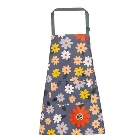 CHAOMA Sunflower Kitchen Apron with Pockets Adjustable Neck Strap Thicken Waterproof Bib for Women Men Unisex BBQ Cooking Draw
CHAOMA Sunflower Kitchen Apron with Pockets Adjustable Neck Strap Thicken Waterproof Bib for Women Men Unisex BBQ Cooking Draw
