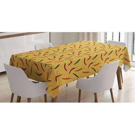 Peppers Tablecloth Nursery Cuisine Composition with Pepper Colorful Hand Drawn Fresh Ripe Vegetables Rectangular Table Cover for Dining Room Kitchen 60 X 84 Inches Multicolor by Ambesonne
Peppers Tablecloth Nursery Cuisine Composition with Pepper Colorful Hand Drawn Fresh Ripe Vegetables Rectangular Table Cover for Dining Room Kitchen 60 X 84 Inches Multicolor by Ambesonne