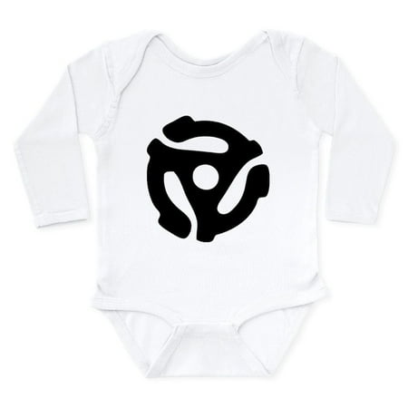 CafePress - 45 RPM Adapter Body Suit - Long Sleeve Infant Bodysuit