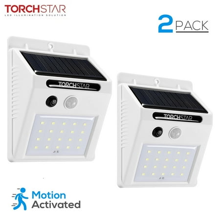 LED Solar Powered Motion Sensor Lights Wireless Outdoor Wall Lighting Water & Weatherproof Over-Night Security/Exterior Wall Mount Light for Garden Patio White Pack of 2
LED Solar Powered Motion Sensor Lights Wireless Outdoor Wall Lighting Water & Weatherproof Over-Night Security/Exterior Wall Mount Light for Garden Patio White Pack of 2