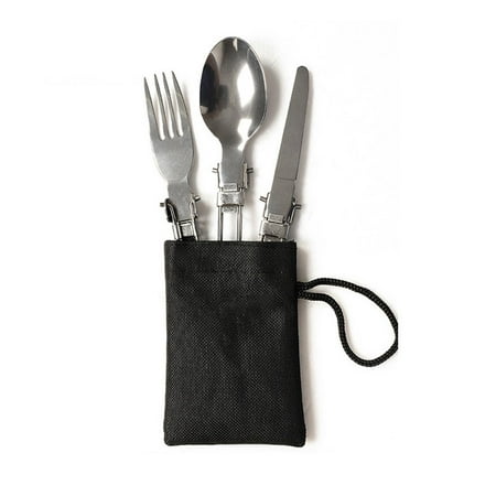 Stainless Steel Cutlery Folding Multifunctional Cutlery Portable Cutlery Spoon Outdoor Camping Picnic Utensils with Nylon Bag
Stainless Steel Cutlery Folding Multifunctional Cutlery Portable Cutlery Spoon Outdoor Camping Picnic Utensils with Nylon Bag