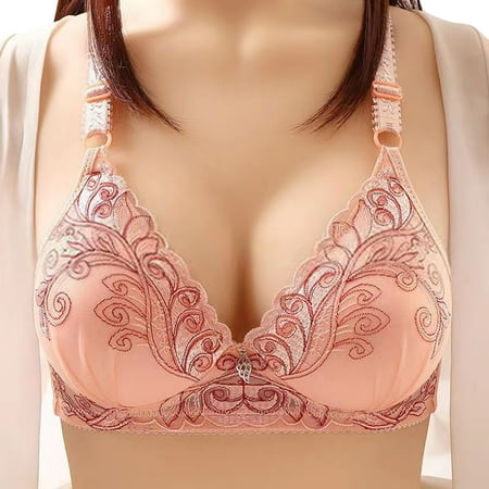 Fashion Female Lingerie Bras Women Plus Size Unwired Lace Fashion Embroidered Adjustable Bra
Fashion Female Lingerie Bras Women Plus Size Unwired Lace Fashion Embroidered Adjustable Bra