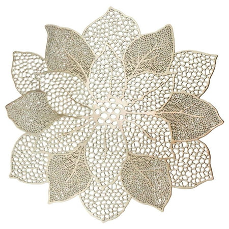 Table Mats Hollow Out Hibiscus Flower Place Mats for Dinner Table Decor Holiday Wedding Accent Centerpiece Gold
Table Mats Hollow Out Hibiscus Flower Place Mats for Dinner Table Decor Holiday Wedding Accent Centerpiece Gold