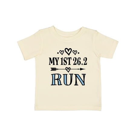 Inktastic My 1st 26.2 Run Marathon Gift Baby Girl T-Shirt