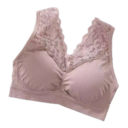 fanshao Women Solid Color Padded Wireless Lace Patchwork Bra Brassiere Sport Underwear
fanshao Women Solid Color Padded Wireless Lace Patchwork Bra Brassiere Sport Underwear