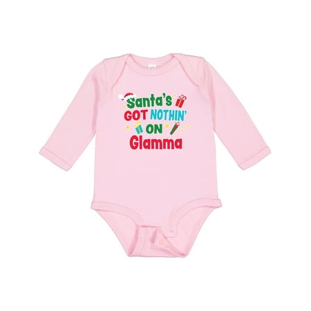 Inktastic Santa s Got Nothin on Glamma with Christmas Presents Gift Baby Boy or Baby Girl Long Sleeve Bodysuit
Inktastic Santa s Got Nothin on Glamma with Christmas Presents Gift Baby Boy or Baby Girl Long Sleeve Bodysuit