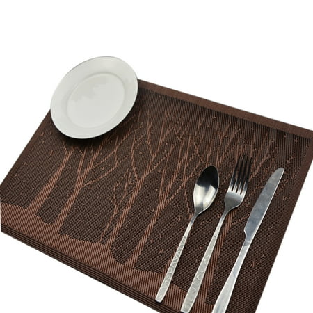 Redempion 1 Pcs Placemat PVC Non- for Slip Pad Hotel Eating Dining Tableware Dish Tree Theme No.01
Redempion 1 Pcs Placemat PVC Non- for Slip Pad Hotel Eating Dining Tableware Dish Tree Theme No.01
