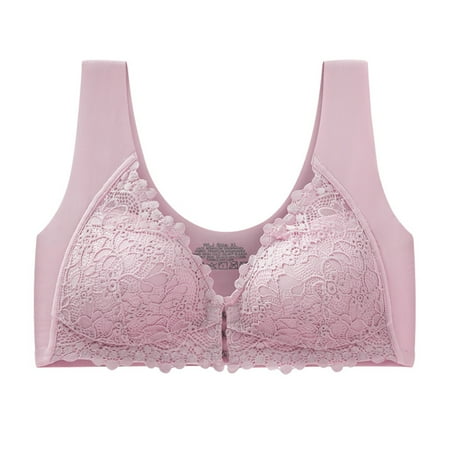 Pretty Comy Women s Bralette Wireless Unlined Bra Seamless Everyday Basic Deep V-Neck Front Buckle
Pretty Comy Women s Bralette Wireless Unlined Bra Seamless Everyday Basic Deep V-Neck Front Buckle