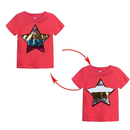 Toddler Girl Deals Kid Summer Baby Clothes Baby Girls Fashion Cotton Funny Discoloration Flip Star Sequins Pattern Top T-shirt Baby Toddler Jumpsuit Toddler Shirt Blouse Summer Savings Clearance
Toddler Girl Deals Kid Summer Baby Clothes Baby Girls Fashion Cotton Funny Discoloration Flip Star Sequins Pattern Top T-shirt Baby Toddler Jumpsuit Toddler Shirt Blouse Summer Savings Clearance