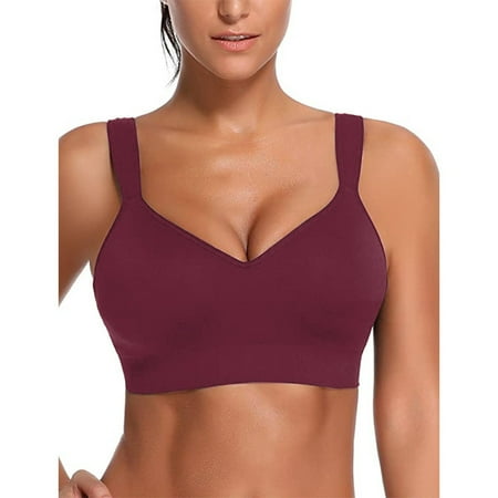 Levmjia Women s Bras Plus Size Clearance Women V-Neck Solid Comfort Sports Yoga Top Traceless Camisole Underwear Bra
Levmjia Women s Bras Plus Size Clearance Women V-Neck Solid Comfort Sports Yoga Top Traceless Camisole Underwear Bra