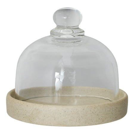 Glass Cover Cake Tray Multi-purpose Mini Dessert Plate