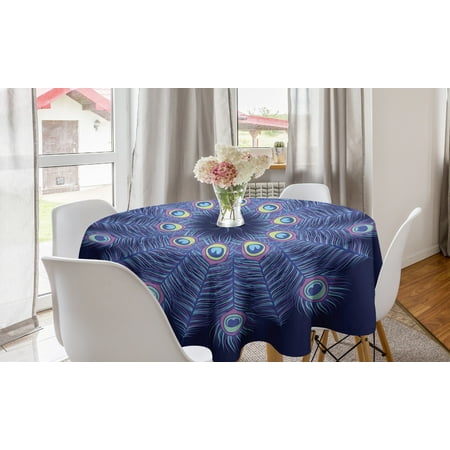 Peacock Mandala Round Tablecloth Inspiration Fuzzy Flyaway Pile of Peacock Feathers Contrast Effect Circle Table Cloth Cover for Dining Room Kitchen Decoration 60 Multicolor by Ambesonne
Peacock Mandala Round Tablecloth Inspiration Fuzzy Flyaway Pile of Peacock Feathers Contrast Effect Circle Table Cloth Cover for Dining Room Kitchen Decoration 60 Multicolor by Ambesonne