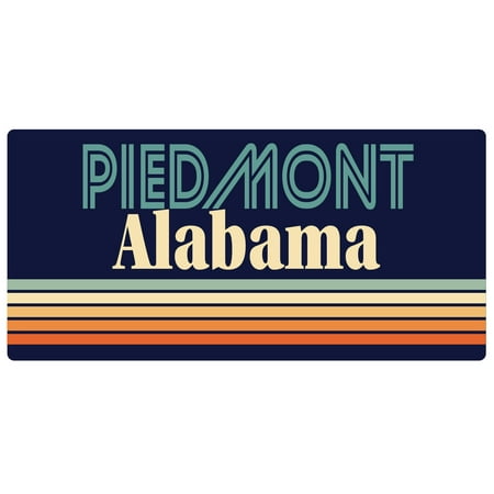 Piedmont Alabama 5 x 2.5-Inch Fridge Magnet Retro Design