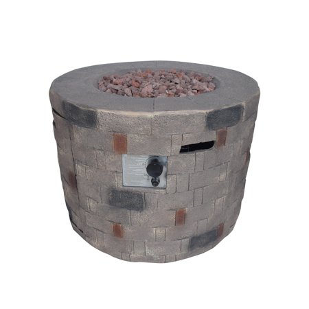 Christopher Knight Home Dino Outdoor Lightweight Concrete Circular Fire Pit by