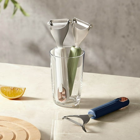 Discount Bonanza Stainless Steel Multi-Purpose Peeler with Sharp Blades Textured Handle and Hanging Hook Perfect for Peeling Vegetables Fruits and More Easy to Clean | Stainless steel Blue
Discount Bonanza Stainless Steel Multi-Purpose Peeler with Sharp Blades Textured Handle and Hanging Hook Perfect for Peeling Vegetables Fruits and More Easy to Clean | Stainless steel Blue