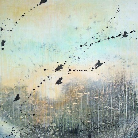 Marmont Hill Inc Marmont Hill Art Collective 'Ephemeral Migration' Canvas Art Small